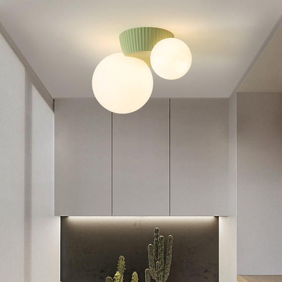 Cream style corridor aisle ceiling lamp post-modern simplicity