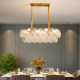 Light luxury French crystal chandelier for living room, master bedroom and dining room