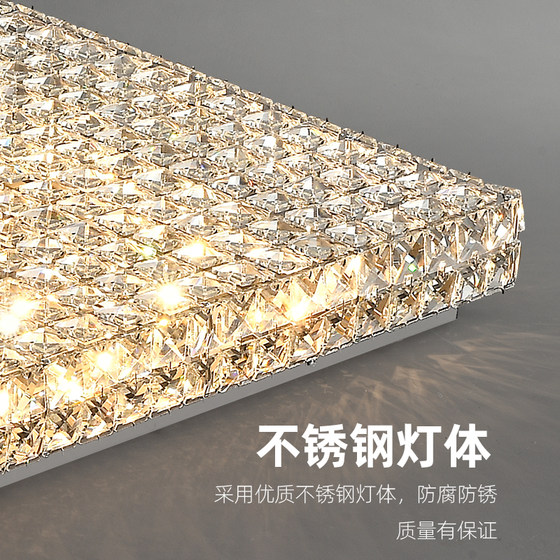 2026 new light luxury Italian crystal living room ceiling lamp