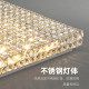 2026 new light luxury Italian crystal living room ceiling lamp