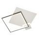 Simple modern square led warm bedroom ceiling lamp
