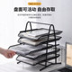 Five-layer file tray storage network desk desk rack