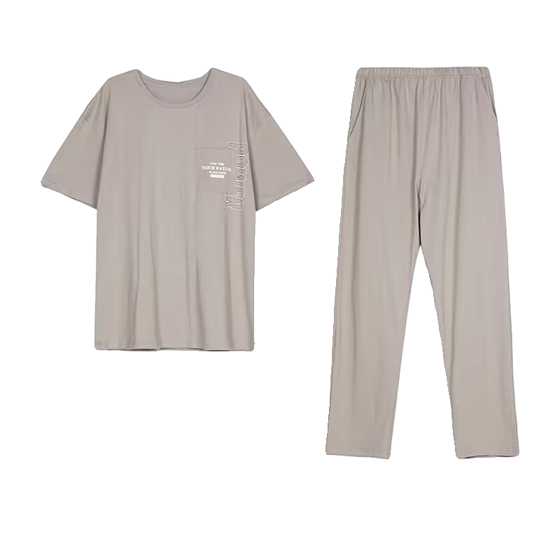 都市丽人男士睡衣24新款100%纯棉短袖长裤可外穿家居服套装FH42A2,淘宝优惠券,粉丝福利购,淘宝优惠卷