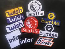 Original nba shoulder advertising patch by stahls 19-20 0109 update (Lightning already replened)