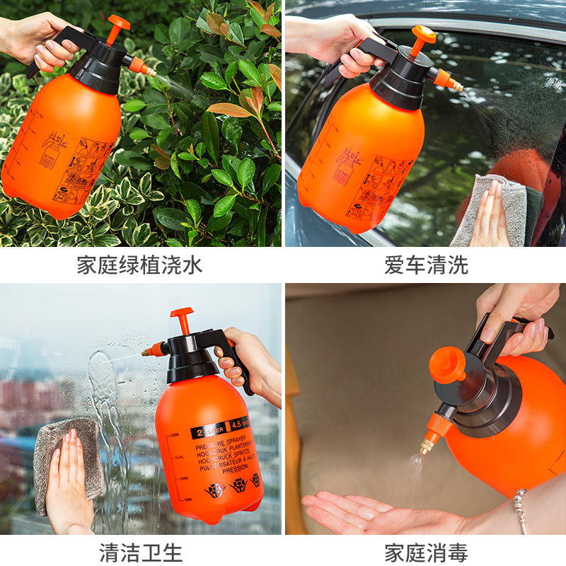 加厚气压式浇花喷壶洒水壶浇水壶园艺工具喷雾器喷水壶消毒花洒壶 - 图2