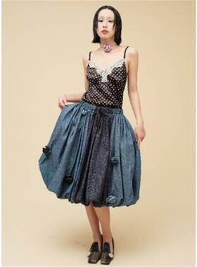 紫色玫瑰花铆钉项圈choker