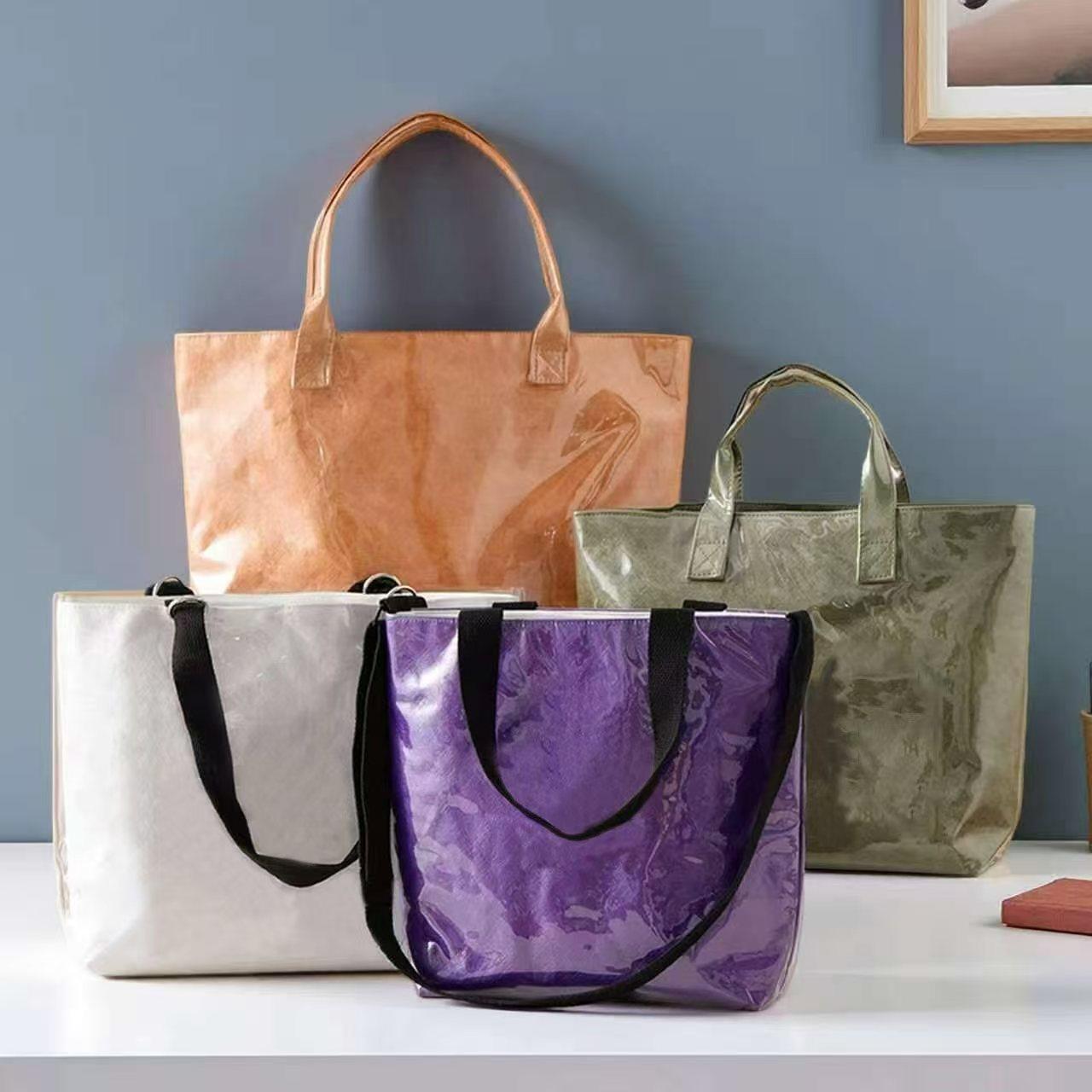 杜邦纸袋定做印logo购物环保袋牛皮纸袋礼品定制单肩手提袋托特包,淘宝优惠券,粉丝福利购,淘宝优惠卷