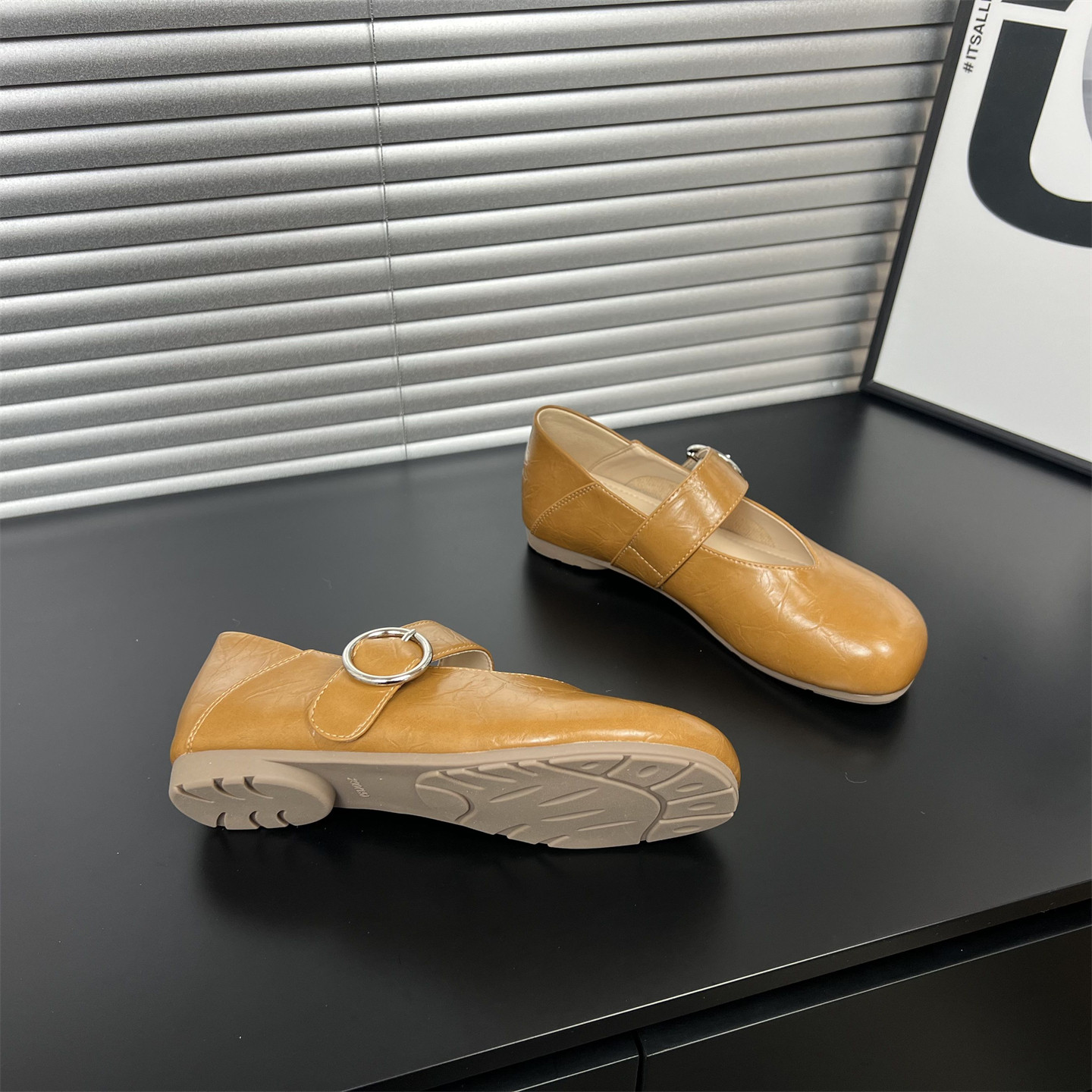 芭蕾鞋~复古法式玛丽珍鞋女2026春新款一字扣平底百搭不累脚单鞋,淘宝优惠券,粉丝福利购,淘宝优惠卷