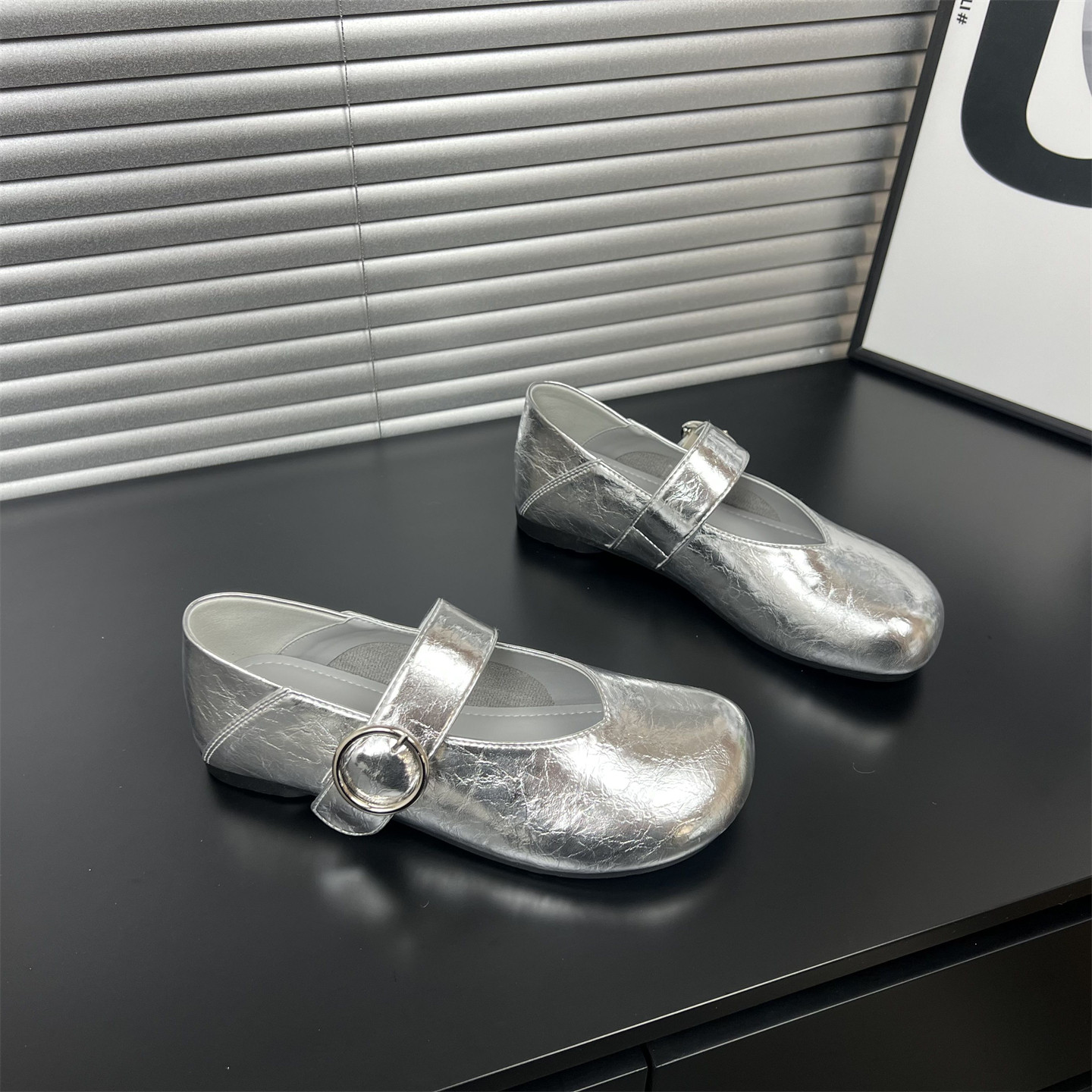 芭蕾鞋~复古法式玛丽珍鞋女2026春新款一字扣平底百搭不累脚单鞋,淘宝优惠券,粉丝福利购,淘宝优惠卷