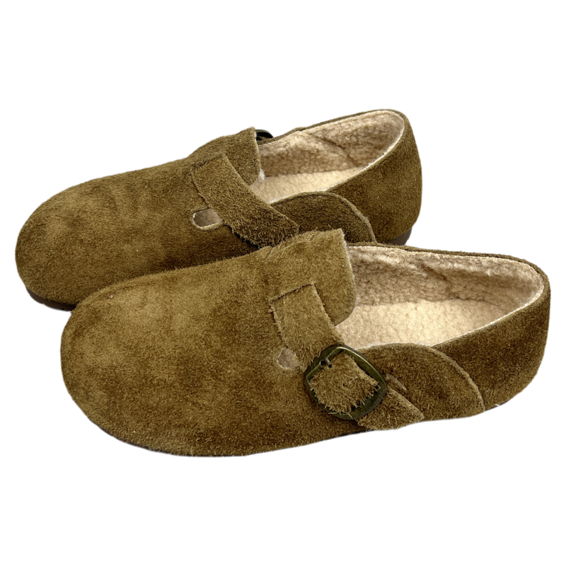 真皮加绒勃肯鞋女2025冬季新款平底时尚加厚保暖百搭休闲运动棉鞋,淘宝优惠券,粉丝福利购,淘宝优惠卷