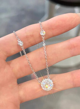 韩国【设计师】Charms星点项链女纯银S999轻奢小众锁骨链生日礼物