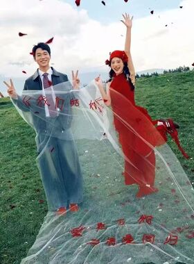 diy字结婚领证拍照道具