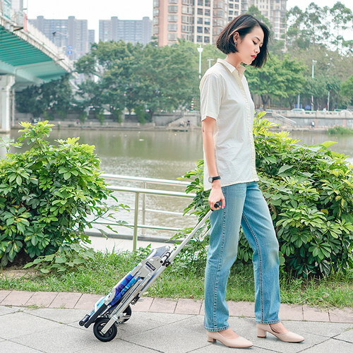 中进轮椅207可折叠轻便小型老人专用超轻便携式旅行简易代步车 - 图0