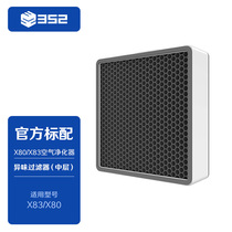352 X80 X83 High Efficiency Peculiar Smell Filter (Middle Layer) Filter Formaldehyde Peculiar Smell Voc
