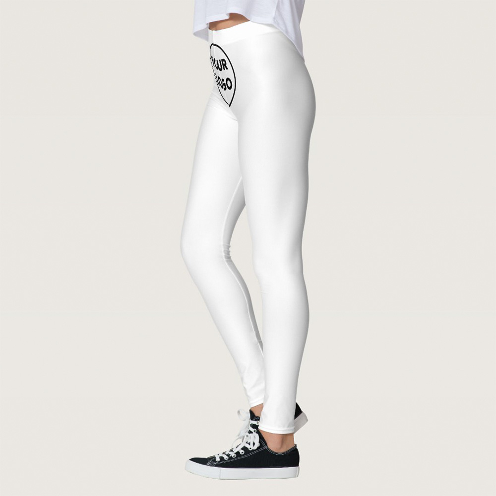 定制明星印花打底瑜伽健身裤子logo定做All-Over-Print Leggings-图1