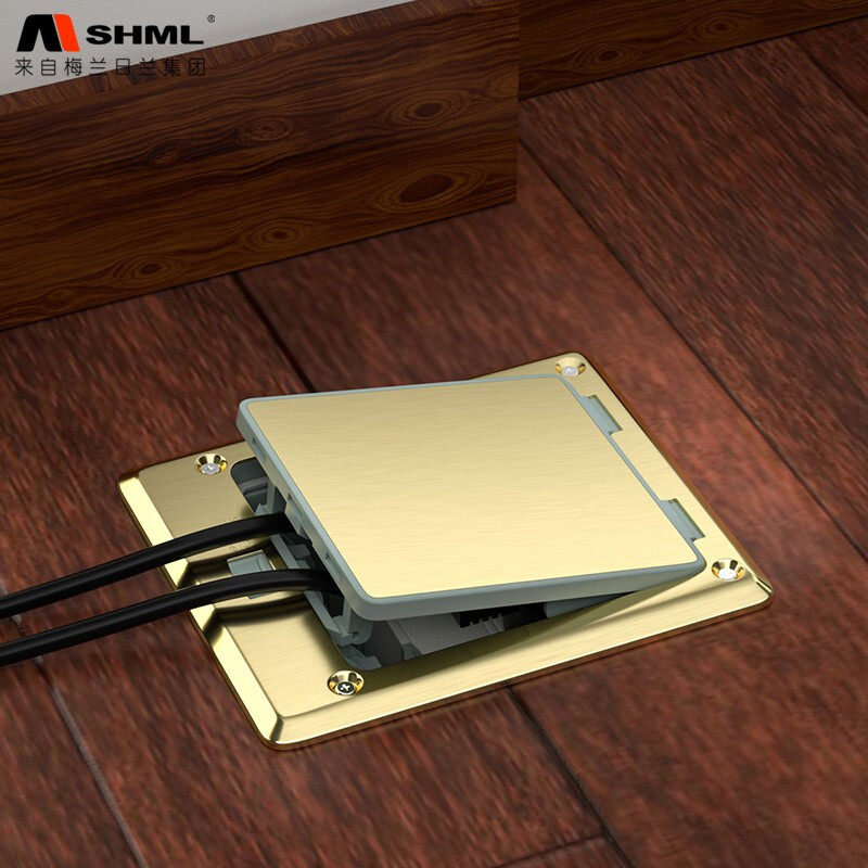 ip65级户外防水防雨地插座全铜防水不锈钢地插室外庭院阳台地插