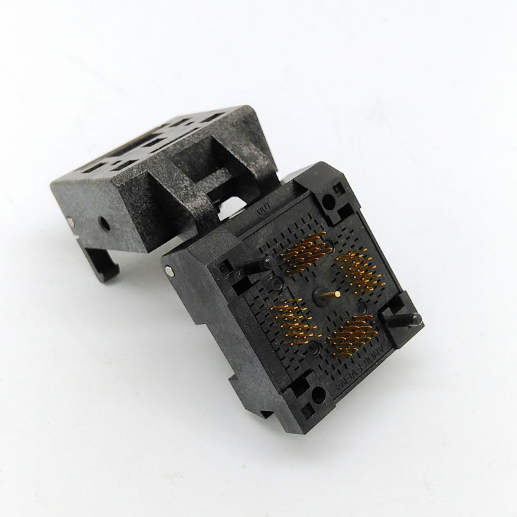 QFN56-0.4翻盖老化座 编程座 烧录座 IC549-0564-017-G厂家现货 - 图0