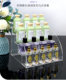 Acrylic perfume storage box Makeup and skin care products Multi-layer storage dressing table step-type finishing display stand large size