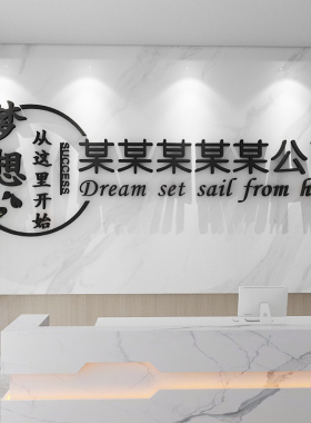 3d立体墙面装饰会议办公室