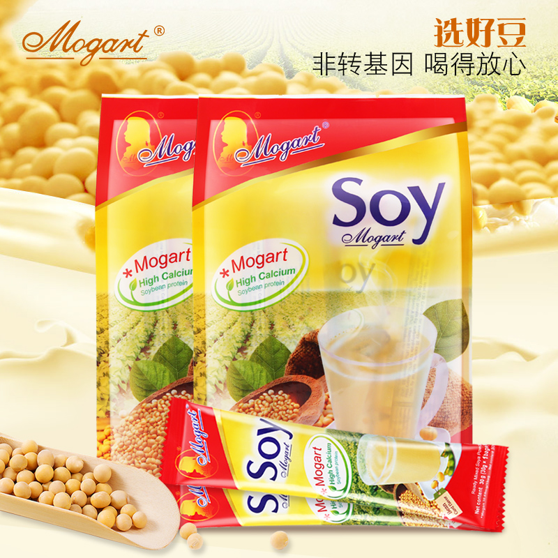 摩岛泰国进口soy豆浆粉早餐家用小袋原味豆粉豆奶冲饮营养小包装