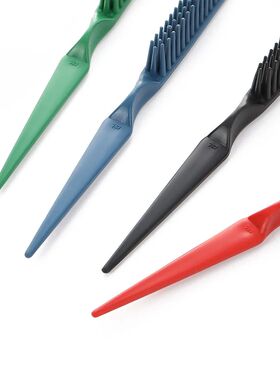 3 Rows Detangling Comb Curly Defining Hairdressing Hair Styl