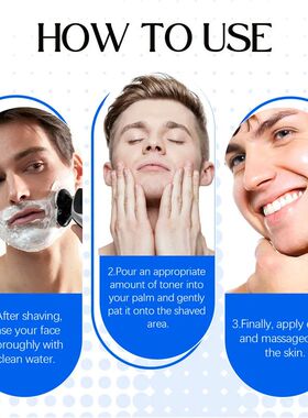Mint After Shave Lotion, Refreshing Aftershave Toner for Men