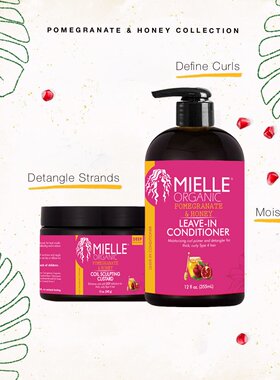 Organic Mielle pomegranate honey Curly Shampoo Mask Elastin