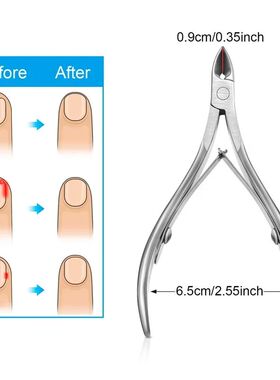 Professional Cuticle Cutter Nail Nippers Scissors Manicure P