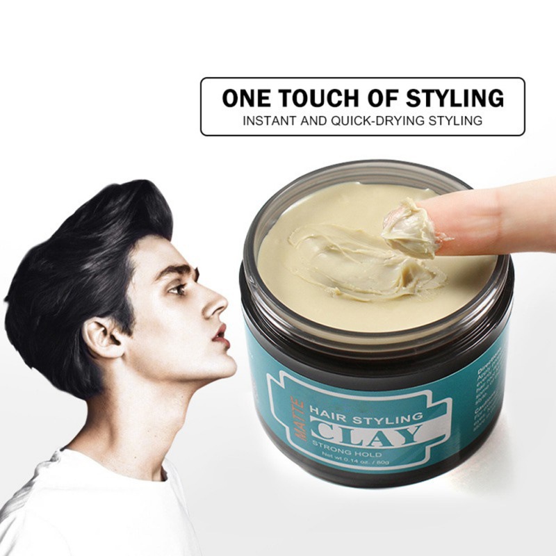 Hair Styling Clay Long-lasting Hair Clay Dry Stereotypes Typ - 图2