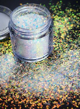 10ml Nail Art Sequin Magic Color Opal Flakes Shiny Polarizin