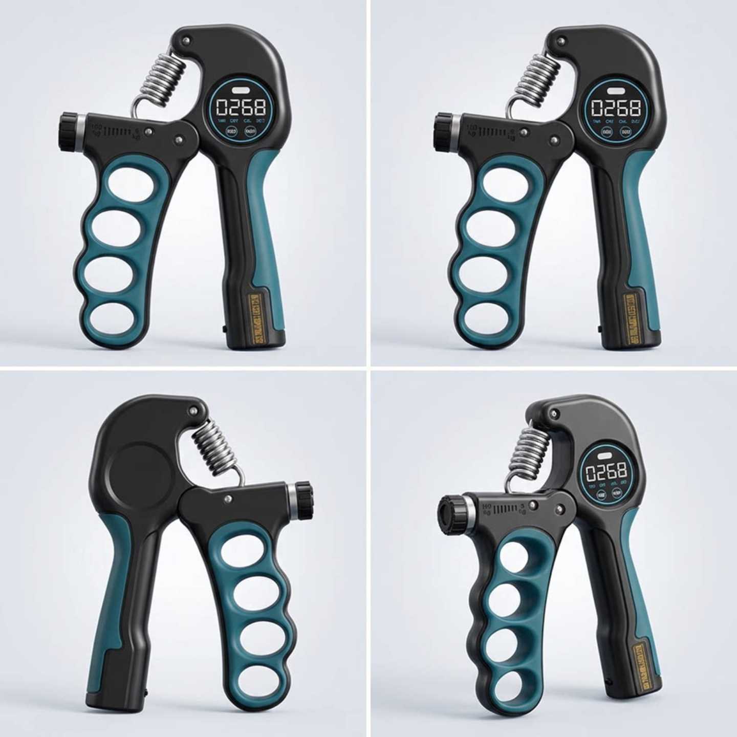 Adjustable LCD counting spring gripper