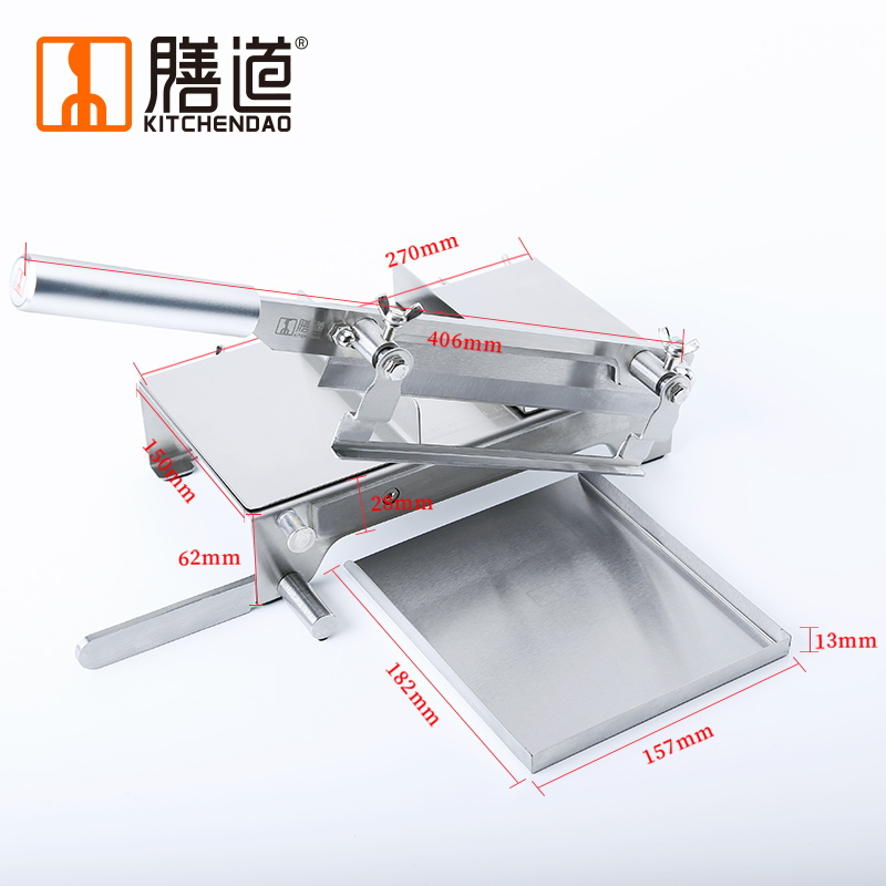 糕点切片机 切阿胶糕铡刀雪花酥牛轧糖切刀 切片铡刀切片机 - 图2