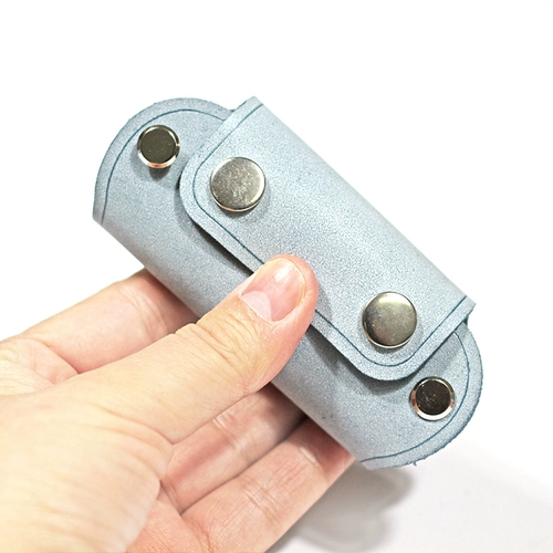 Вместительная и большая милая универсальная маленькая изысканная брендовая ключница, популярно в интернете, из натуральной кожи