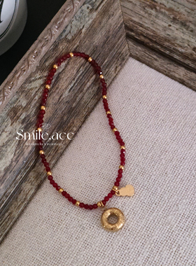 复古国风福字葫芦平安扣吊坠红色手链女新年招财纳福轻奢百搭配饰