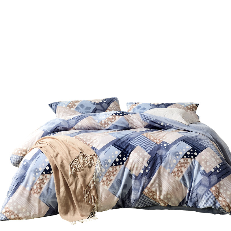 富安娜牛奶绒四件套加绒珊瑚绒法兰绒冬季被套床单加厚床上用品,淘宝优惠券,粉丝福利购,淘宝优惠卷