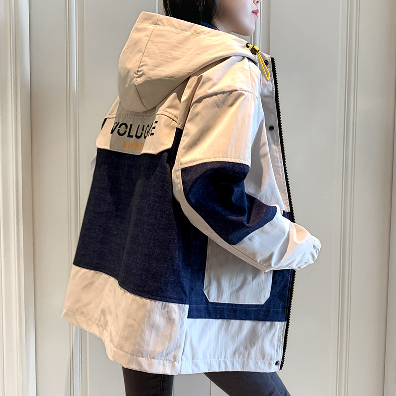 工装牛仔2020年春秋季新款潮短外套 法韩妮短外套