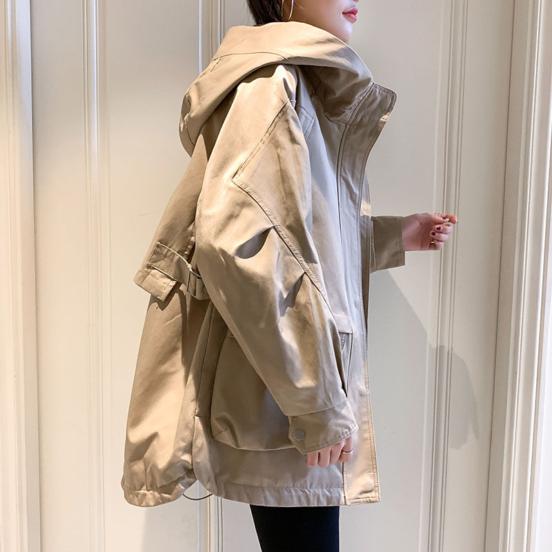 工装女士2020年新款韩版宽松短外套 法韩妮短外套