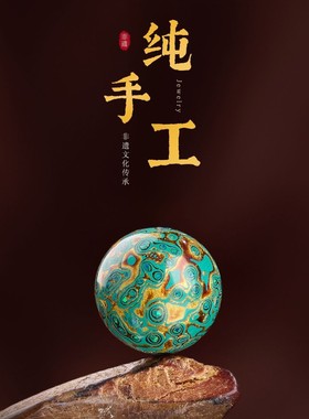 非遗大漆珠手链串珠女生高级感檀木文玩转运珠情侣手串爆款批发