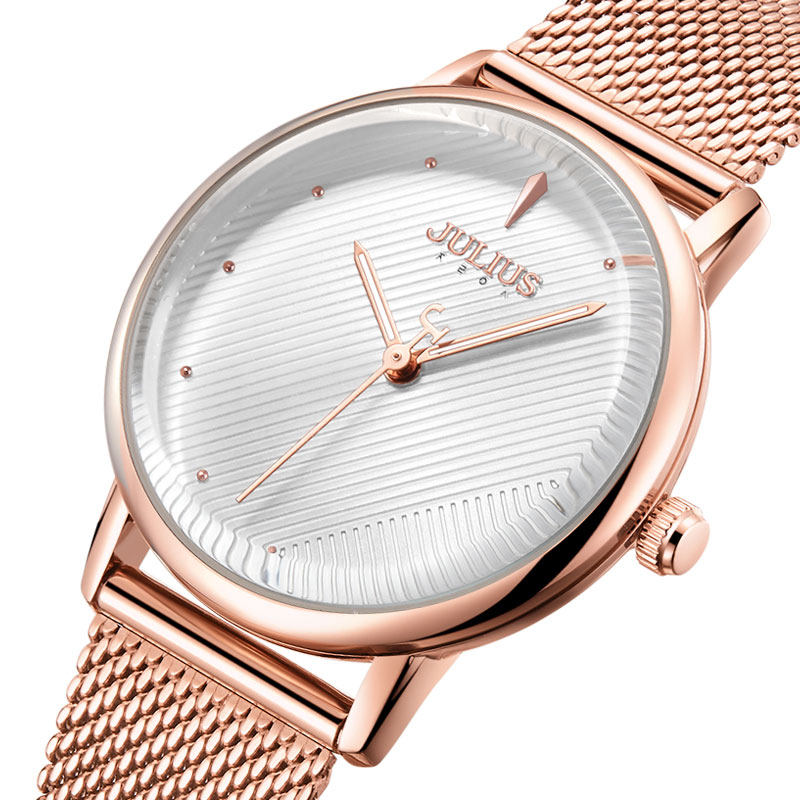 聚利时春季新款韩版气质简约ins情侣对表防水石英男表女表1238