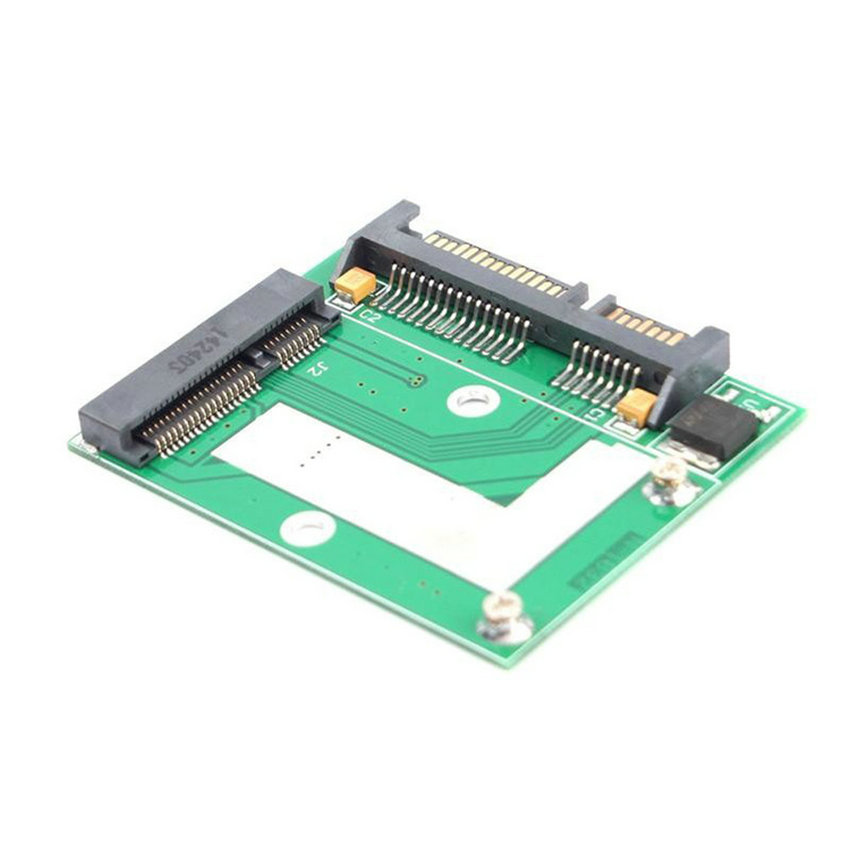 半高 mSATA 5cm MINI pcie SSD 转半高2.5寸接口SATA3转接卡 - 图2