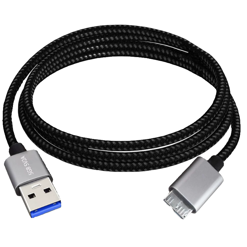 Micro USB3.0数据线USB 3.0AM转Micro B适用于三星相机硬盘驱动器 - 图3