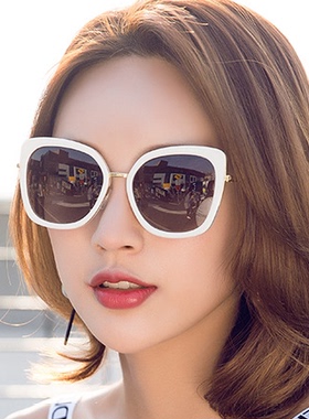 大脸韩版纯色偏光镜实店价