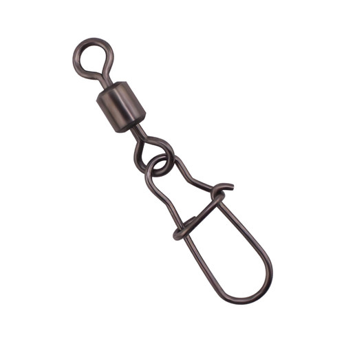 路亚黑镍304不锈钢旋转转环别针8八字环连接器钓鱼垂钓渔具小配件 - 图3