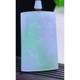 Myanmar natural A-grade jade jade pendant, exquisitely carved Laokeng ice seed chun color purple and green landscape brand pendant