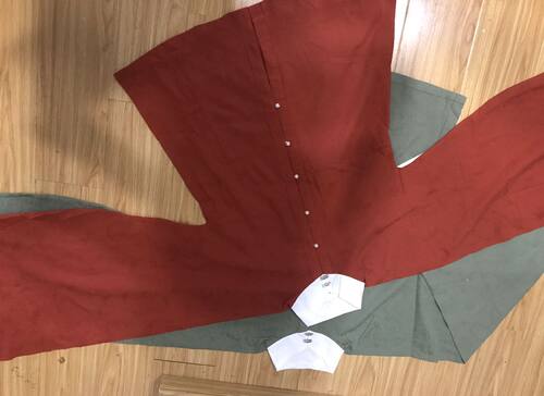 裳裳者华清仓瑕疵春夏汉服明制立领竖领翻领对襟琵琶袖提花棉短衫 - 图0