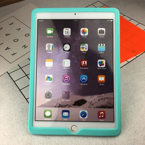 苹果ipad2021轻薄2英寸第九代8保护套air2全包9.7寸硅胶mini5壳7适用五六七防摔A2197简约 - 图0