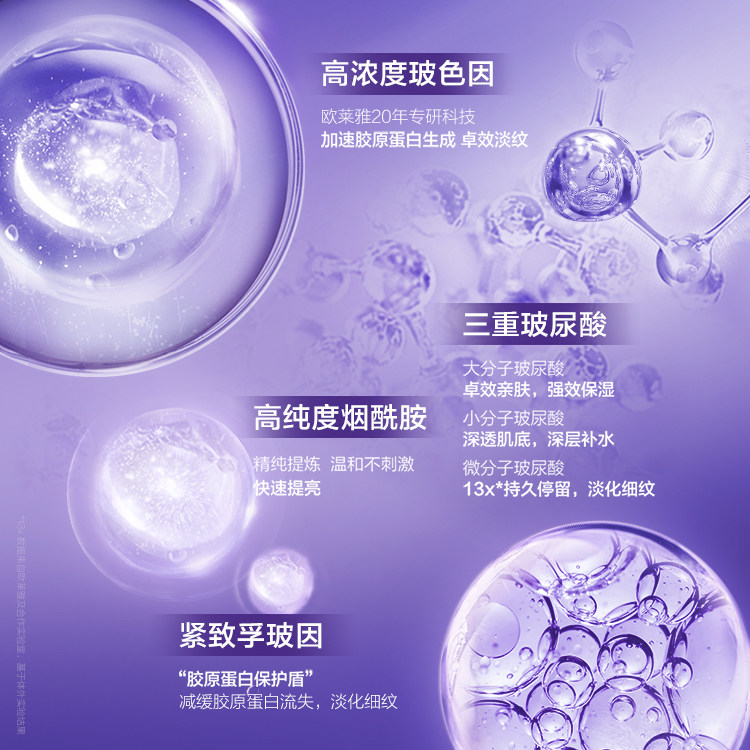 欧莱雅太空霜安瓶精华面霜烟酰胺 loreal欧莱雅欧美斯乳液/面霜