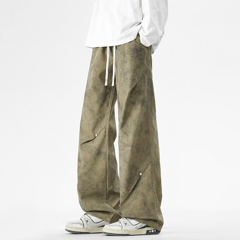 美式弯刀牛仔裤男士宽松春季新款大码加肥加大码伞兵休闲长裤男款,淘宝优惠券,粉丝福利购,淘宝优惠卷