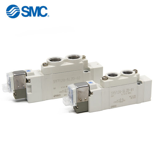 特价SMC气动电磁阀SY5120-5LZD-01/3120/7120/SY系列/01/02/M5/5G - 图2