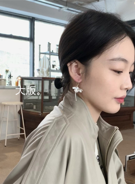 新中式耳环梵灵925纯银设计款女